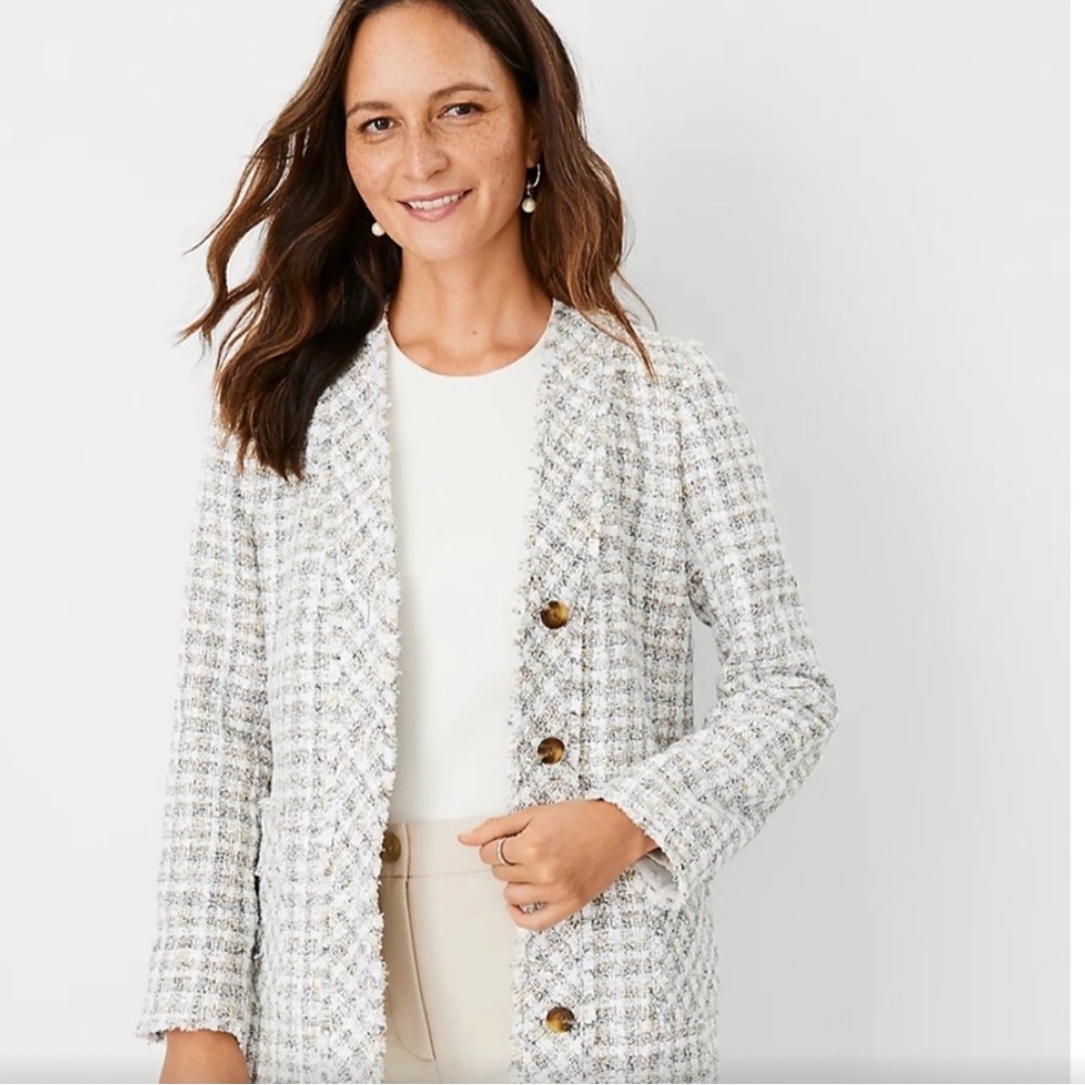 Ann Taylor Tweed NWT Jacket 6P - Picture 2 of 3